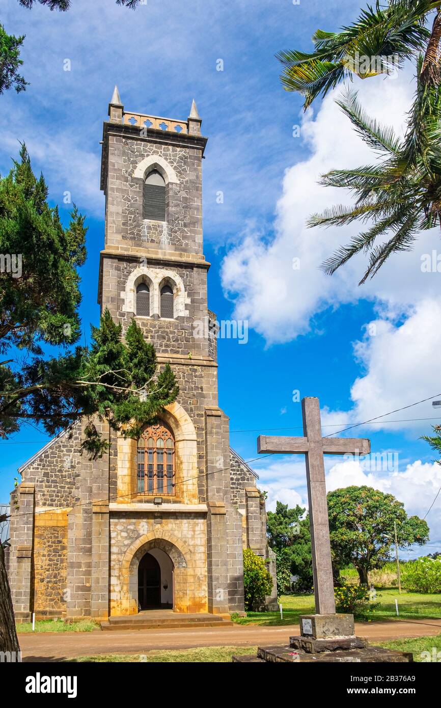 Mauritius, Rivière du Rempart district, Poudre d'Or, MarieReine church