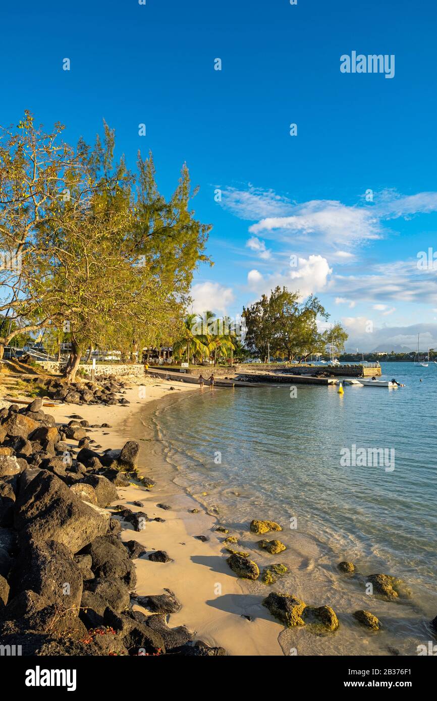 Mauritius, Rivière du Rempart district, Grand Baie, La Cuvette beach