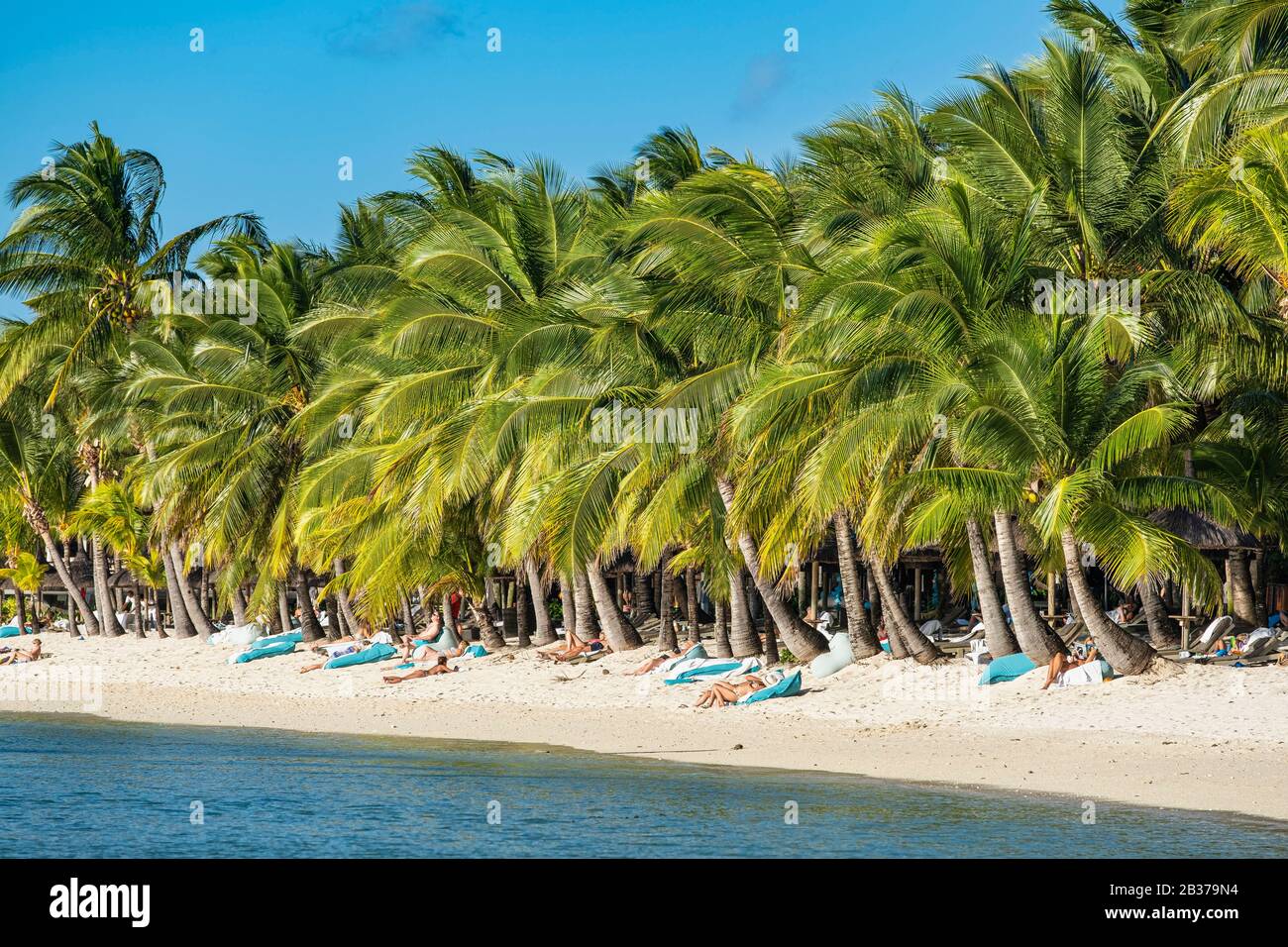 Mauritius, Riviere Noire district, Morne beach in front of Dinarobin