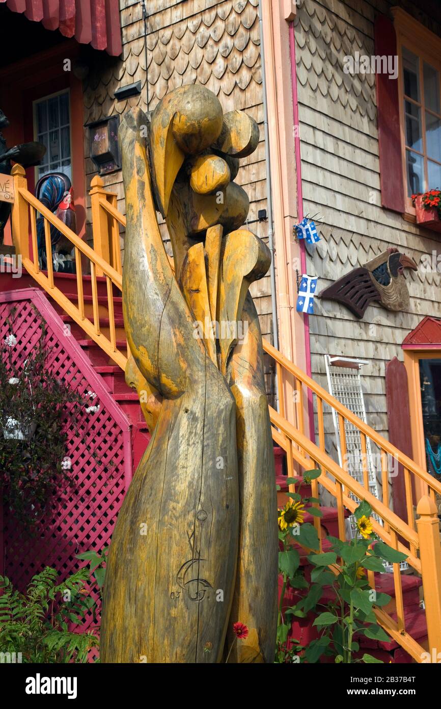 StJeanPortJoli in Quebec Canada is considered the wood carving