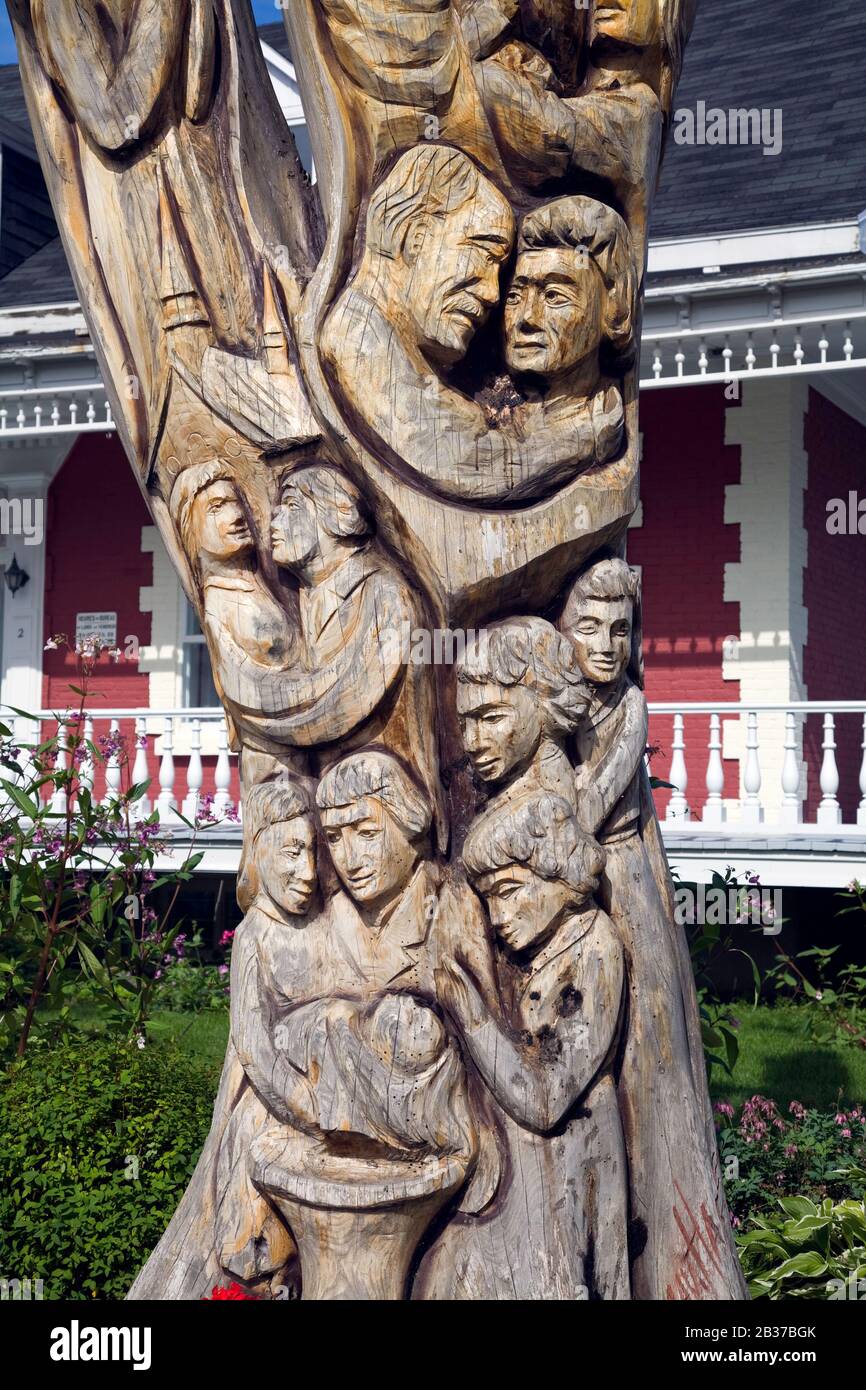 StJeanPortJoli in Quebec Canada is considered the wood carving