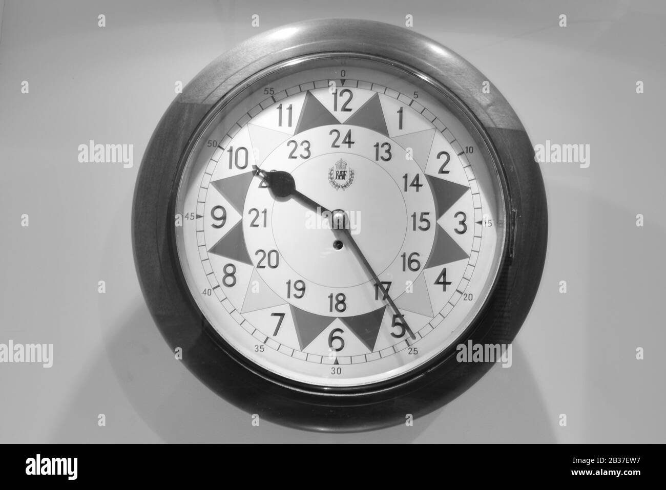 RAF sector clock Stock Photo Alamy