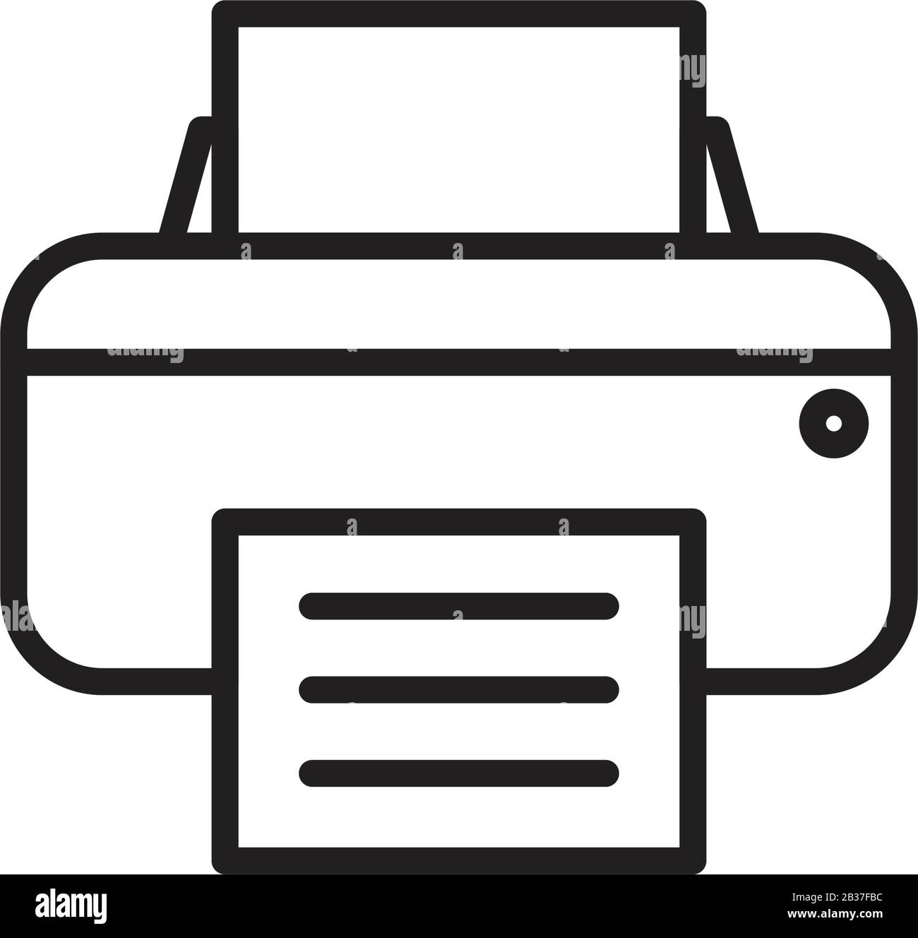 Printer icon Stock Vector Images - Page 2 - Alamy, image size:1300x1328
