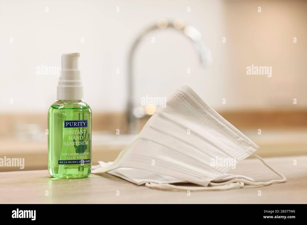 face mask bottle