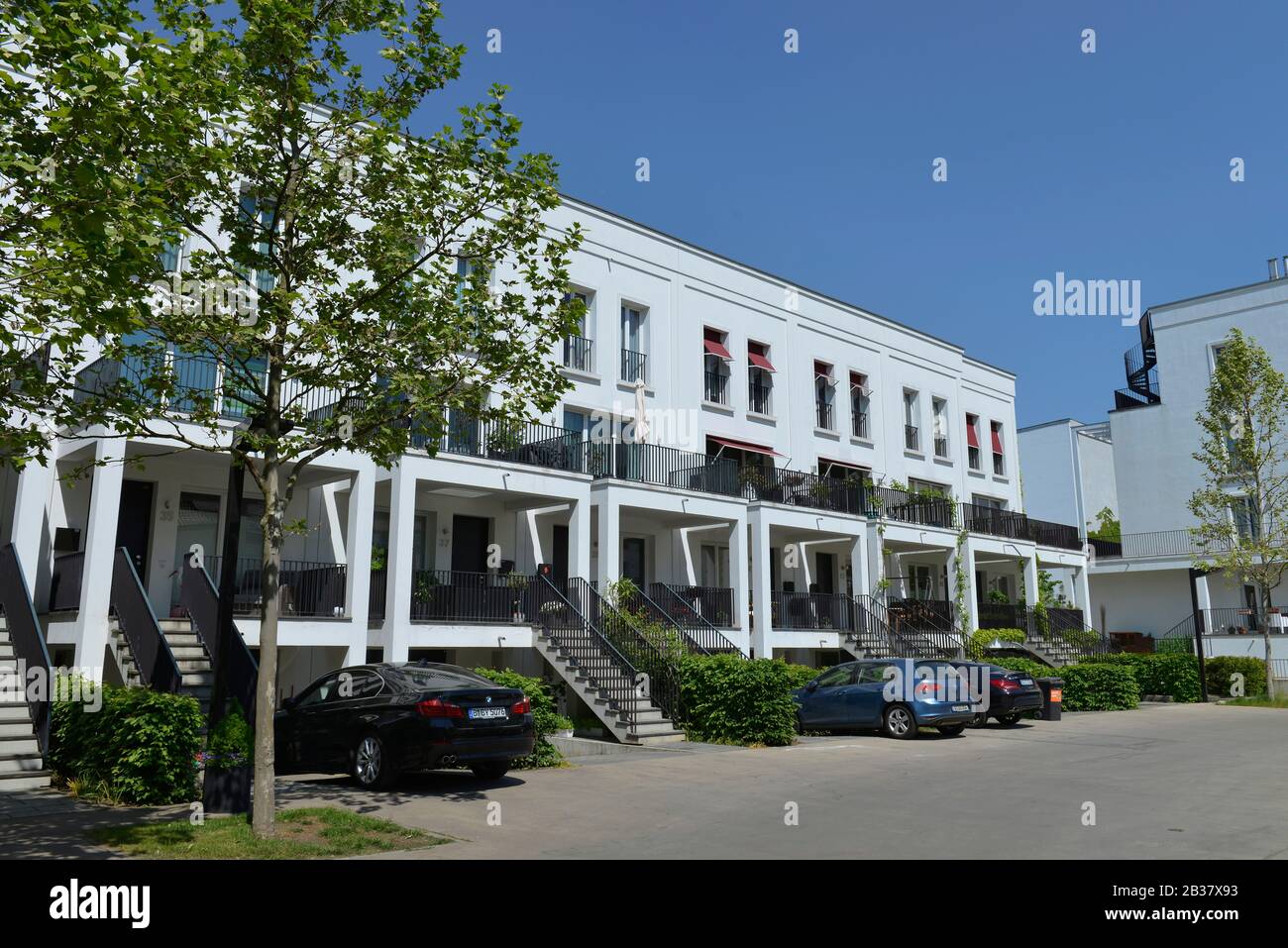 Neubausiedlung, Am Schweizer Garten, Prenzlauer Berg, Pankow, Berlin