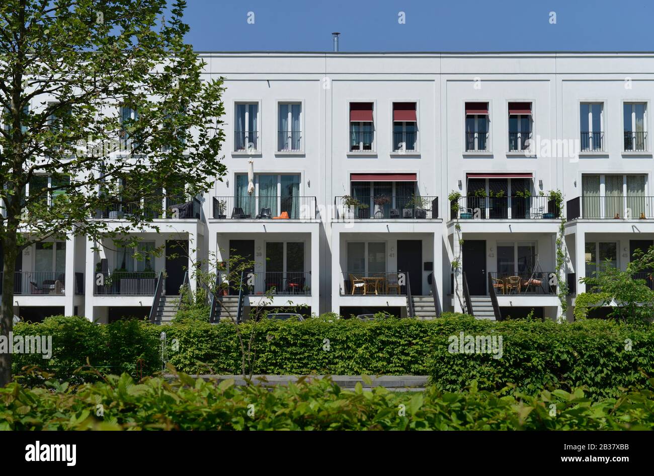 Neubausiedlung, Am Schweizer Garten, Prenzlauer Berg, Pankow, Berlin