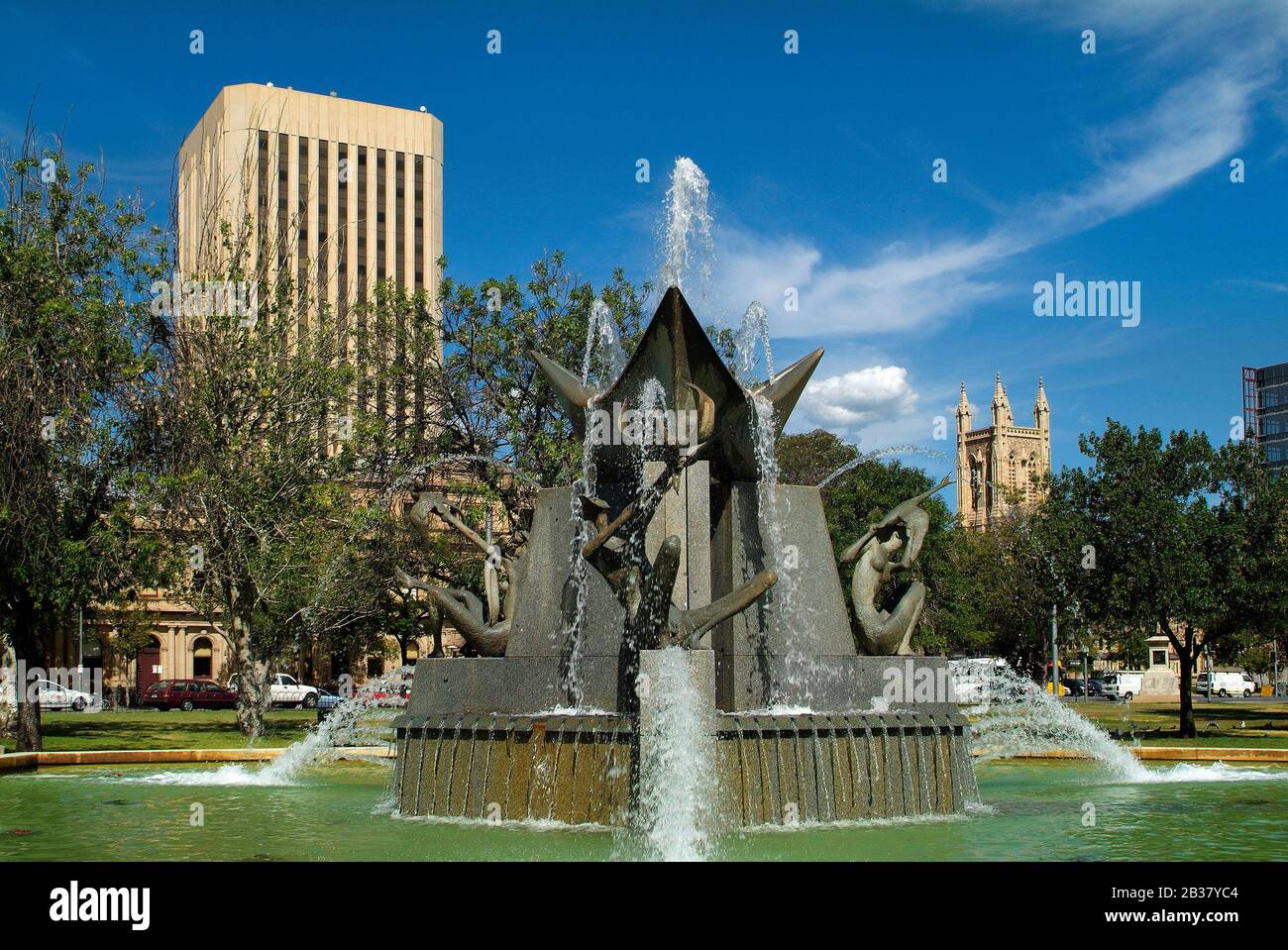 Adelaide, Australia January 30, 2008 Victoria Square Fountain