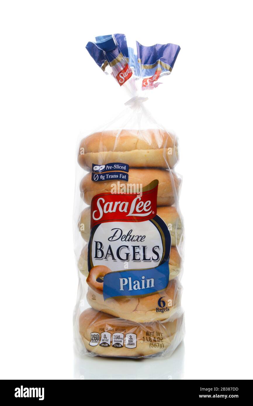 Irvine california january 4 2018 sara lee plain bagels prior to