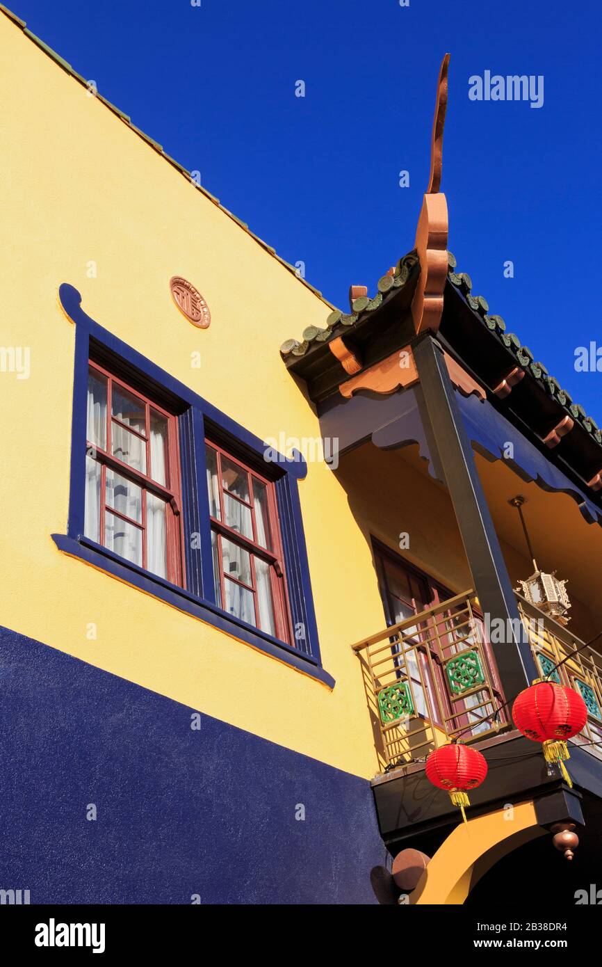 Central Plaza, Chinatown, Los Angeles, California, USA Stock Photo Alamy