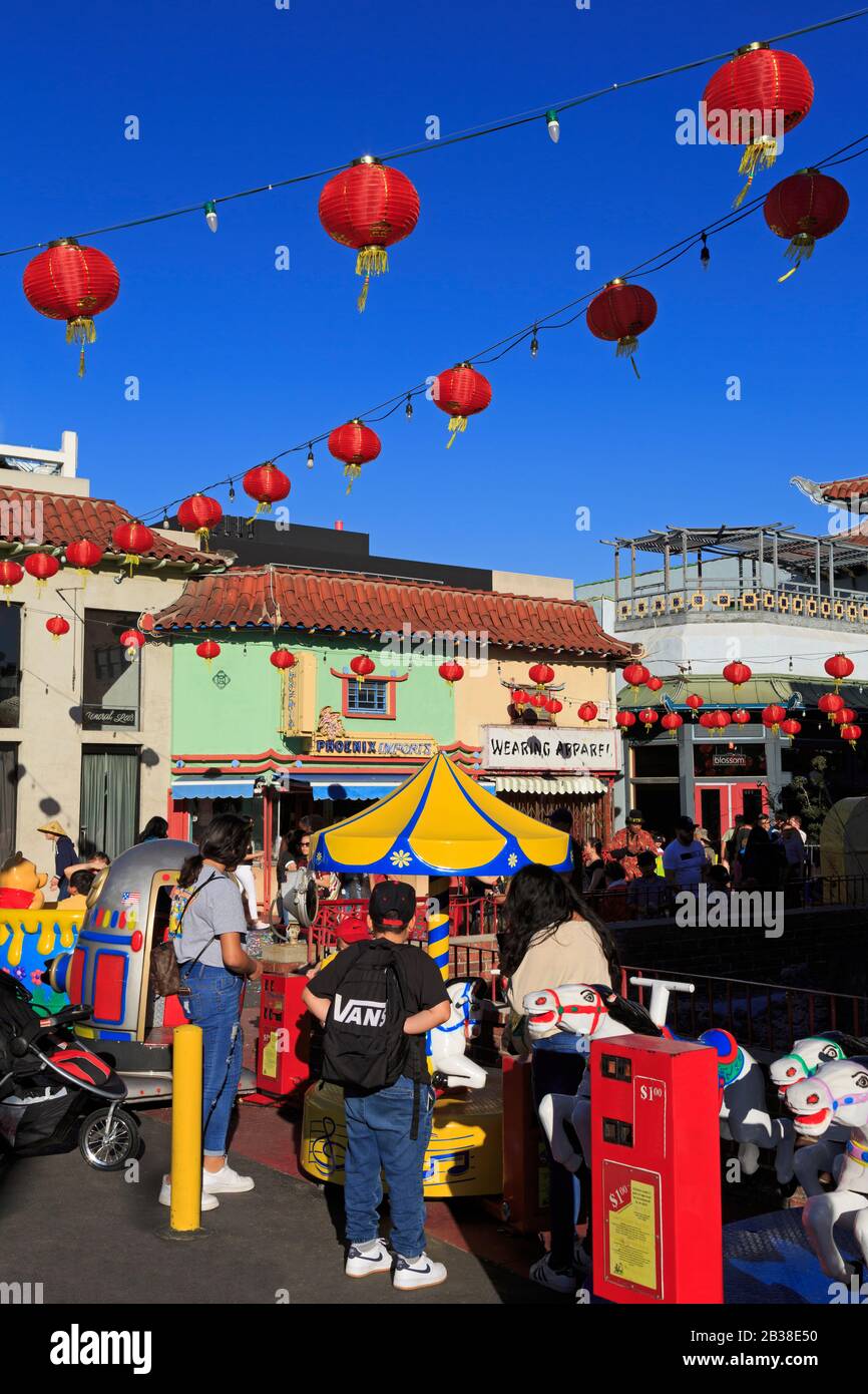 Central Plaza, Chinatown, Los Angeles, California, USA Stock Photo Alamy