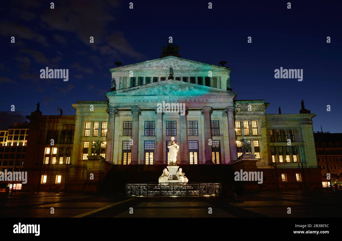 Festival of Lights, Konzerthaus, Gendarmenmarkt , Mitte, Berlin, Deutschland Stock Photo