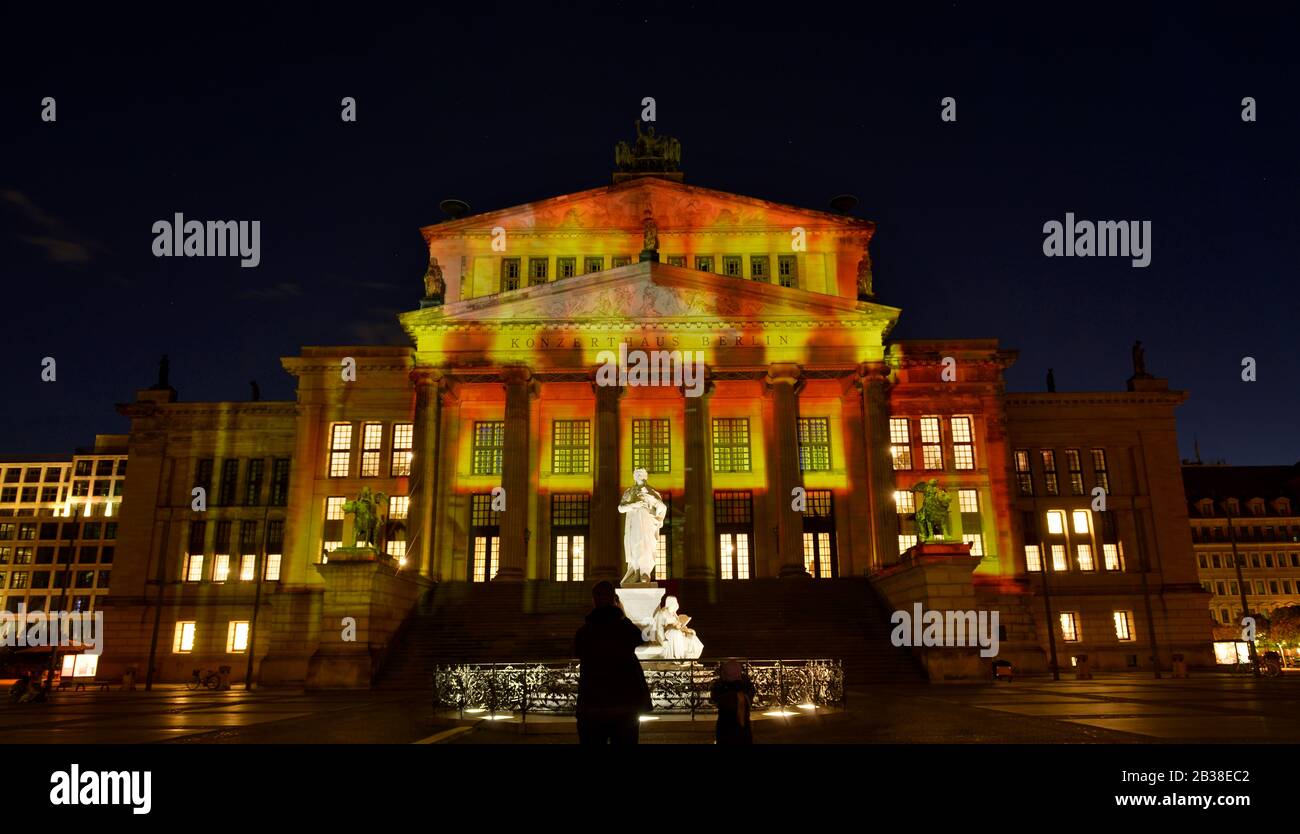 Festival of Lights, Konzerthaus, Gendarmenmarkt , Mitte, Berlin, Deutschland Stock Photo