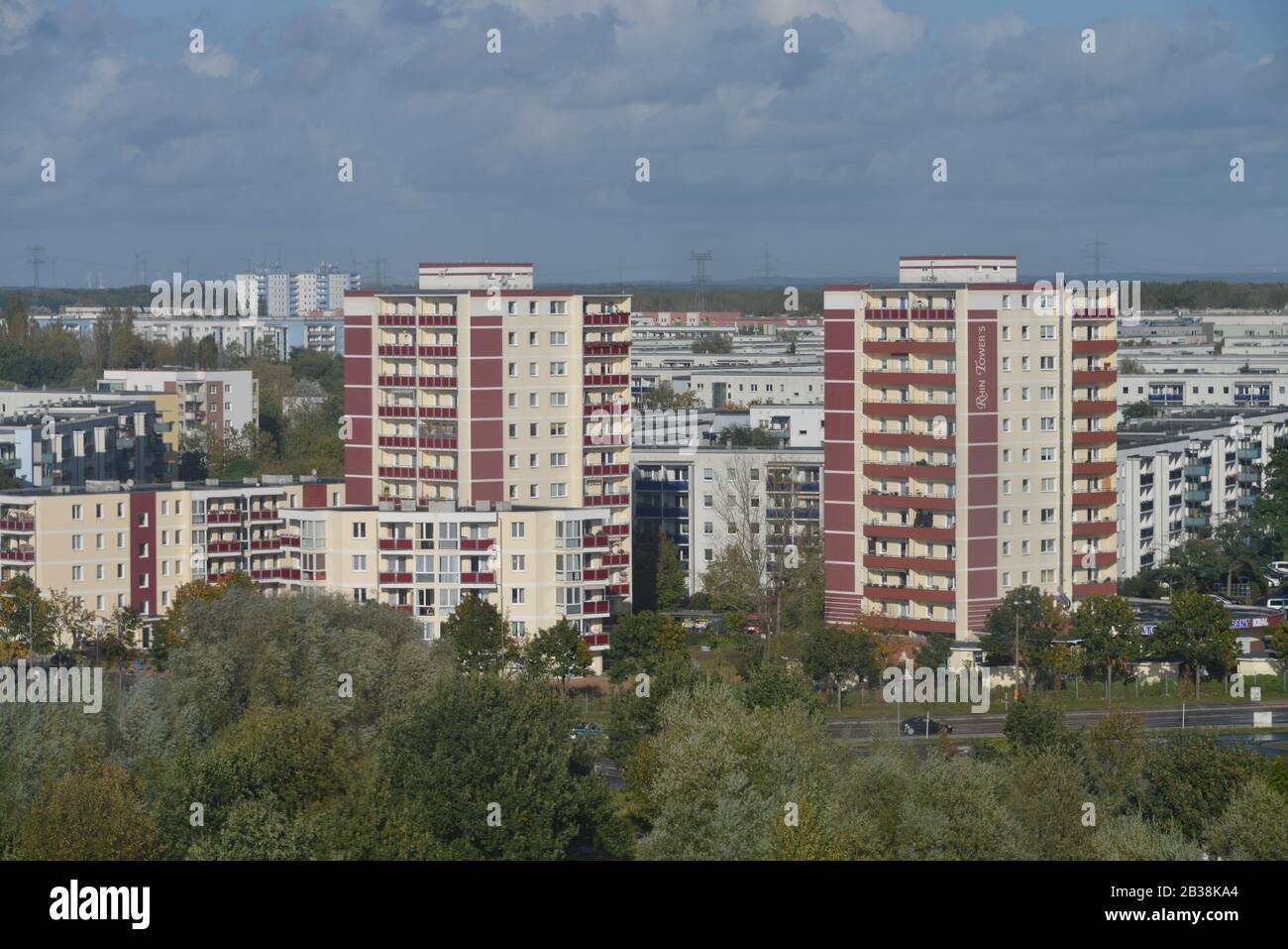 Plattenbauten, Hellersdorf, Berlin, Deutschland Stock Photo Alamy