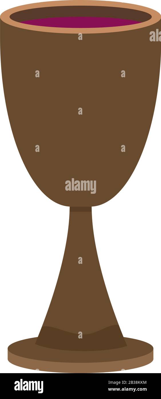 Isolated chalice image Stock Vector