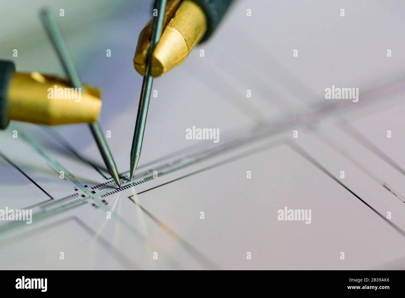Silicon wafer closeup hi-res stock photography and images - Alamy