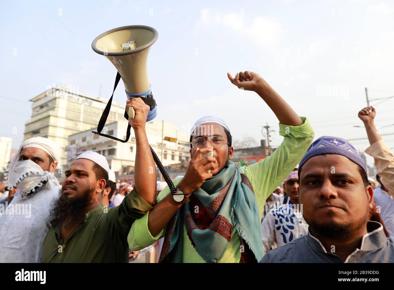 Dhaka, Bangladesh. 4th Mar 2020. Members Of Islami Andolon Bangladesh ...