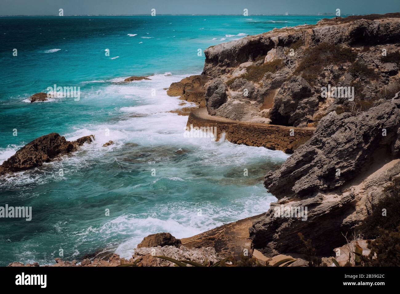 Punta Sur of Isla Mujeres, Mexico Stock Photo