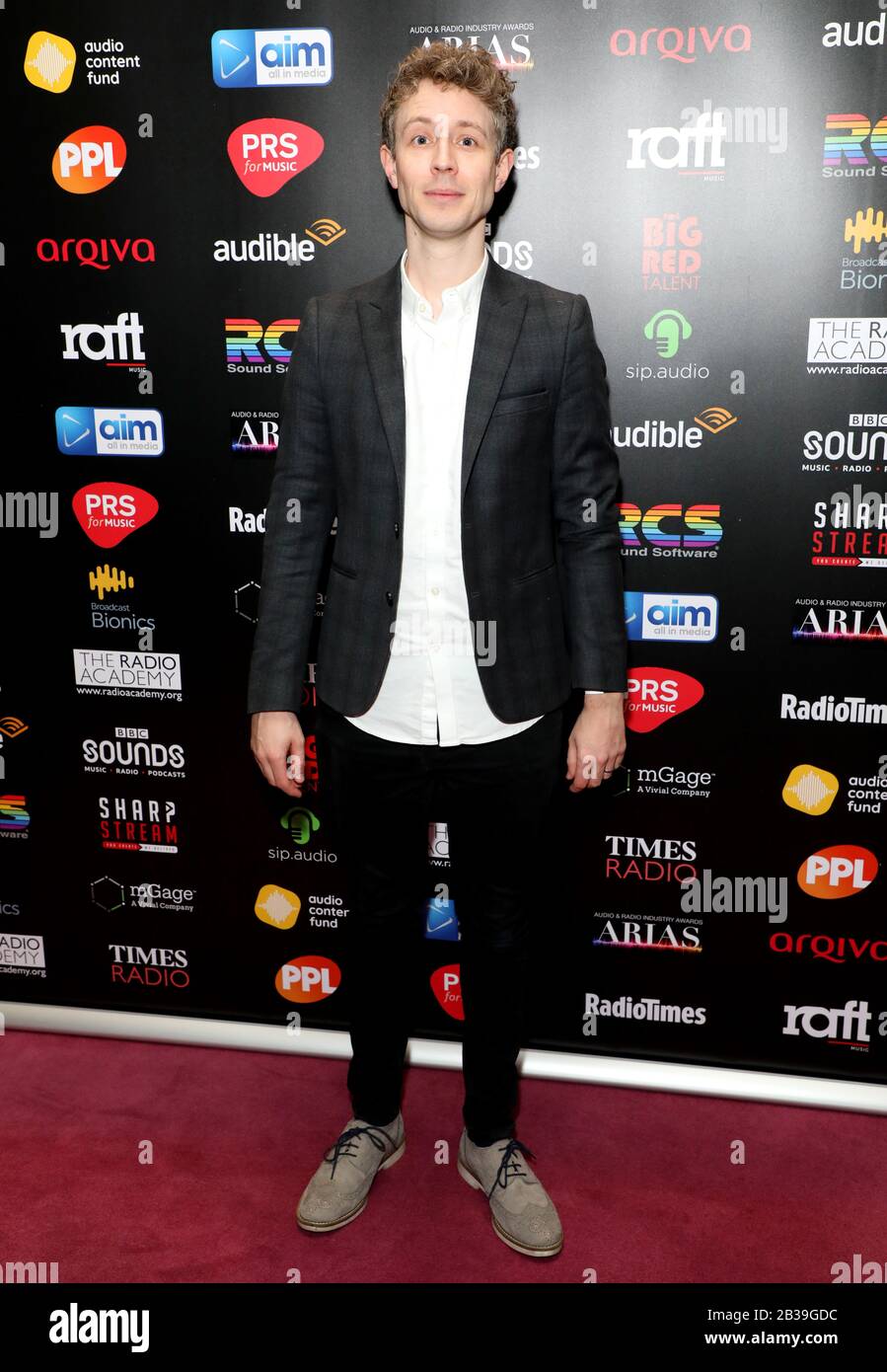Matt Edmondson attending The Audio and Radio Industry Awards held at