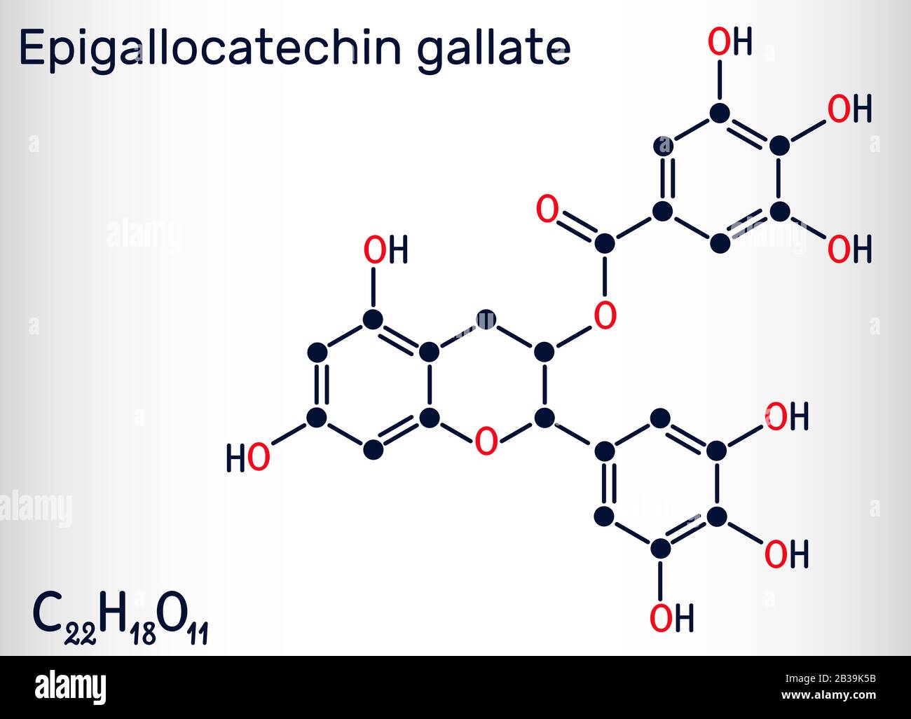 Epigallocatechin gallate (EGCG), is the most abundant catechin in tea