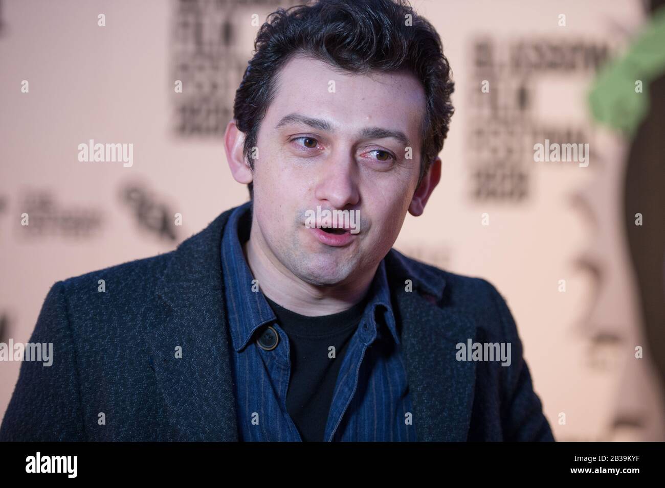 Glasgow, UK. 4th Mar, 2020. Pictured: Craig Roberts - Actor. Scottish Premiere of the film, Eternal Beauty, on the red carpet of the Glasgow Film Theatre at the Glasgow Film Festival 2020. Credit: Colin Fisher/Alamy Live News Stock Photo