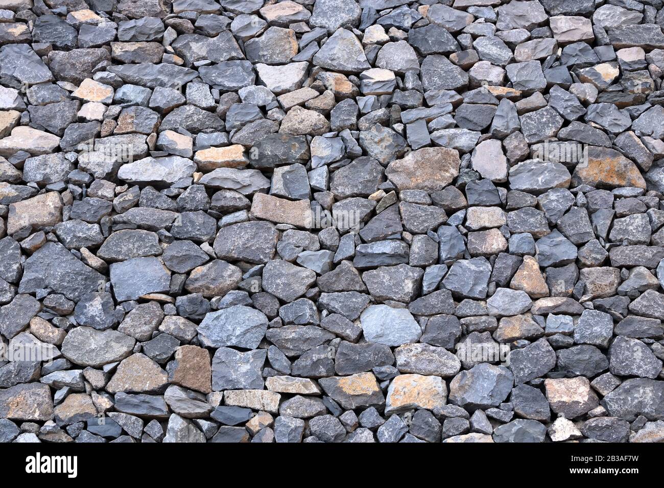 Texture of the grey granite stone wall for background Stock Photo - Alamy
