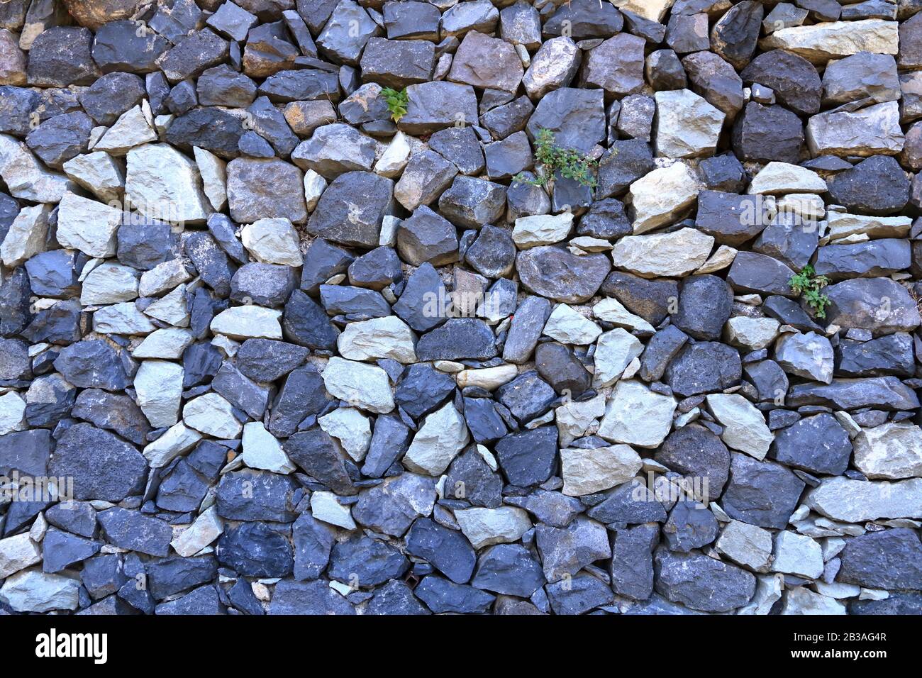 Texture of the grey granite stone wall for background Stock Photo - Alamy