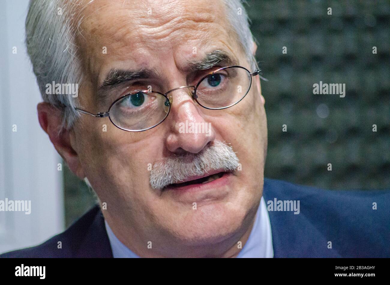 The former Minister of Foreign Affairs and current Senator of the Argentine Nation, Jorge Taiana Stock Photo