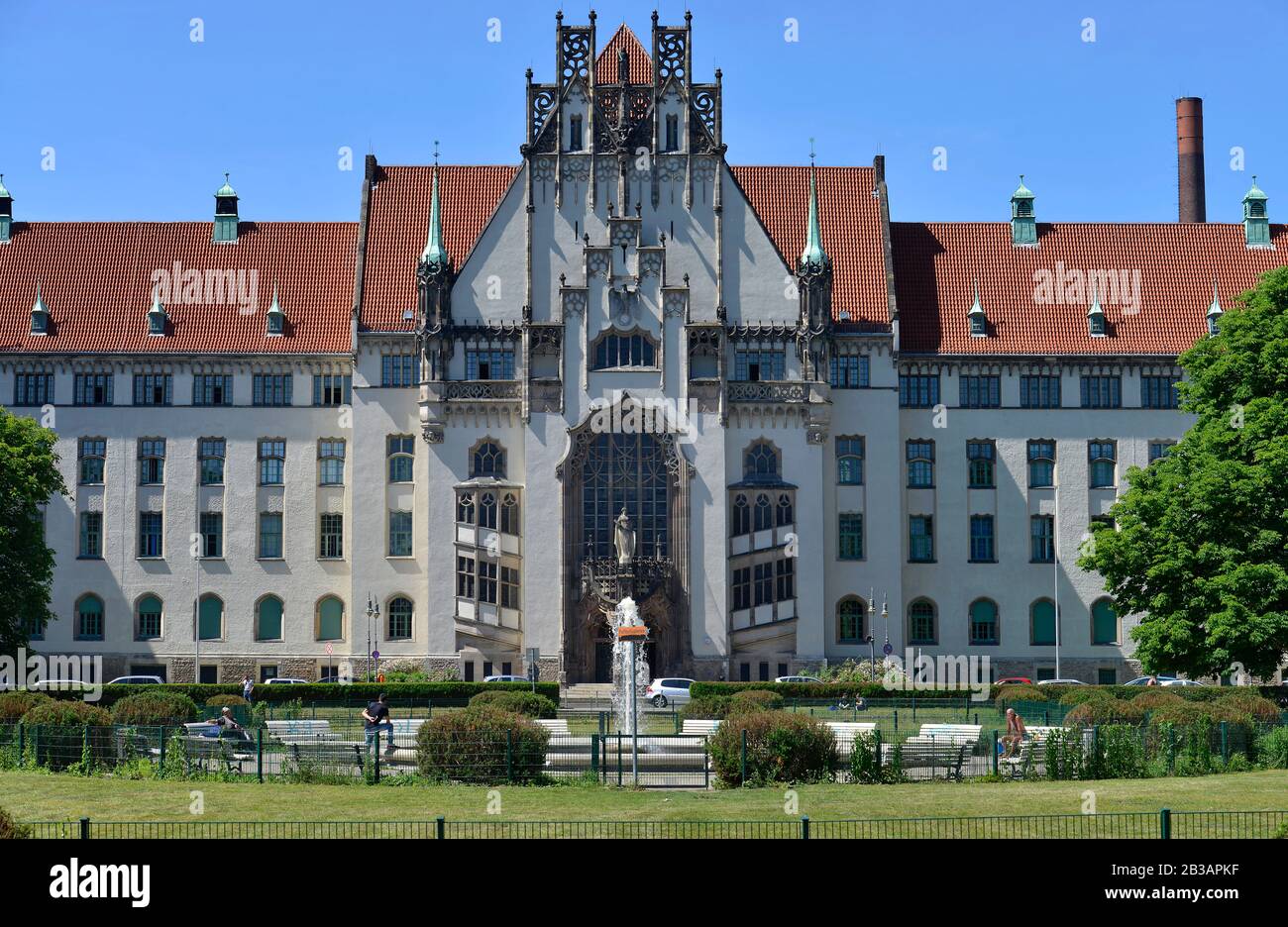 Amtsgericht Wedding, Brunnenplatz, Gesundbrunnen, Mitte, Berlin, Deutschland Stock Photo