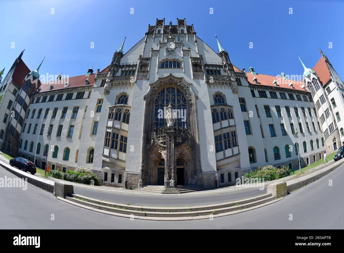 Amtsgericht Wedding, Brunnenplatz, Gesundbrunnen, Mitte, Berlin, Deutschland Stock Photo