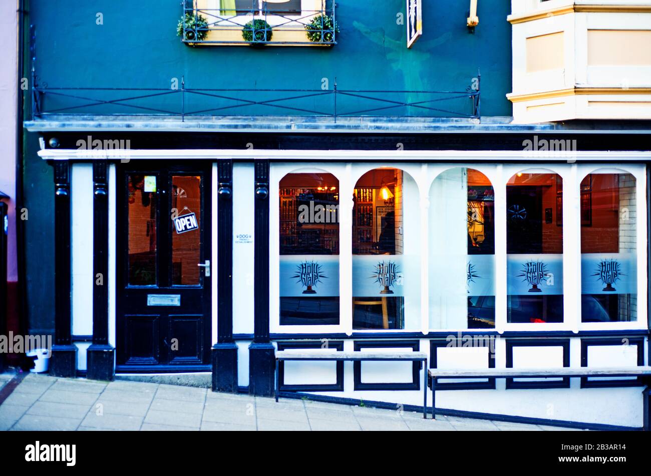 Holy Grail bar, Crossgates, Durham, England Stock Photo Alamy