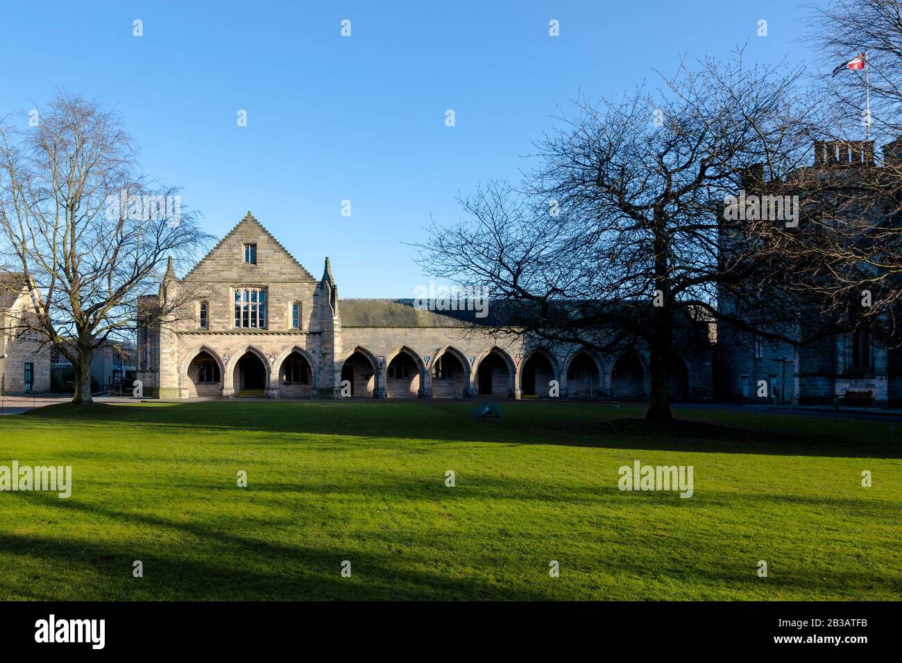Elphinstone Hall, Buildings of the University of Aberdeen, Old Aberdeen, Aberdeen, Scotland Stock Photo
