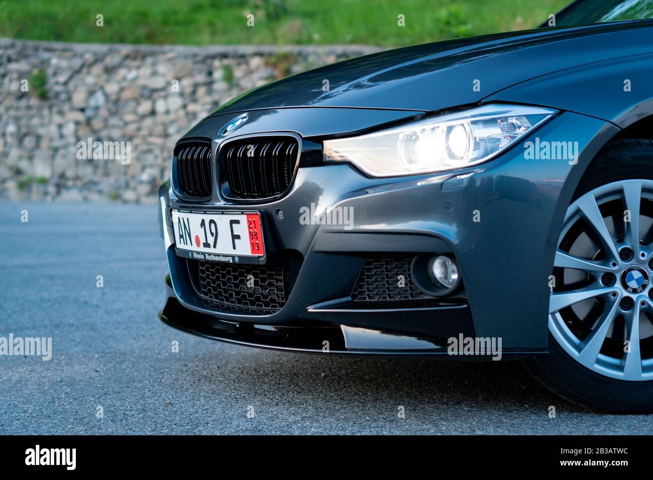 Cluj-Napoca,Cluj/Romania-07.28.2019-body kit m performance mounted