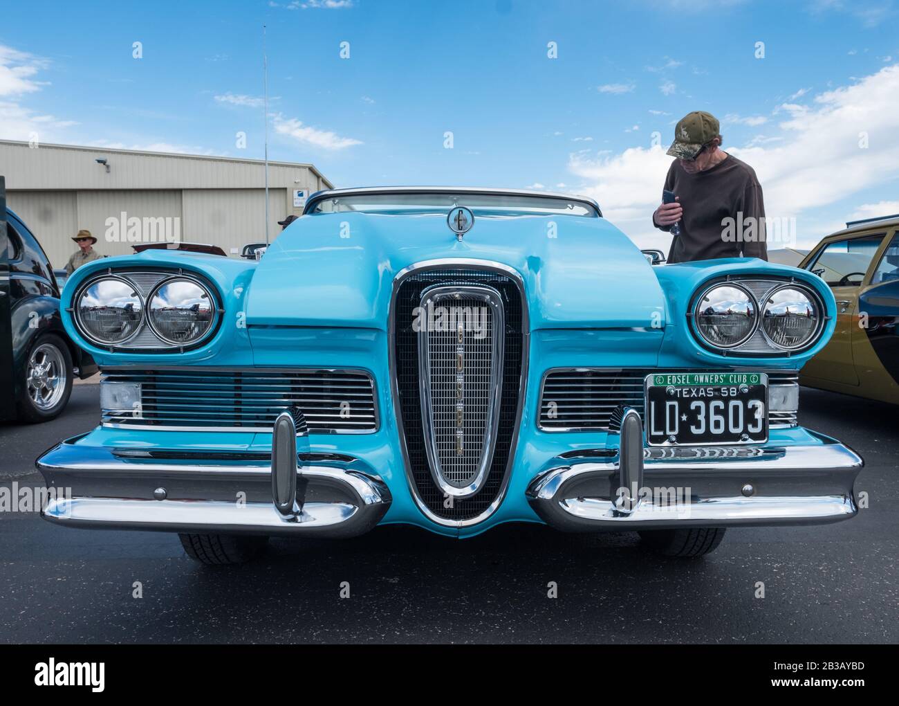 Edsel Front Georgetown, Tx - Front end of 1958 Edsel automobile with convertible ...