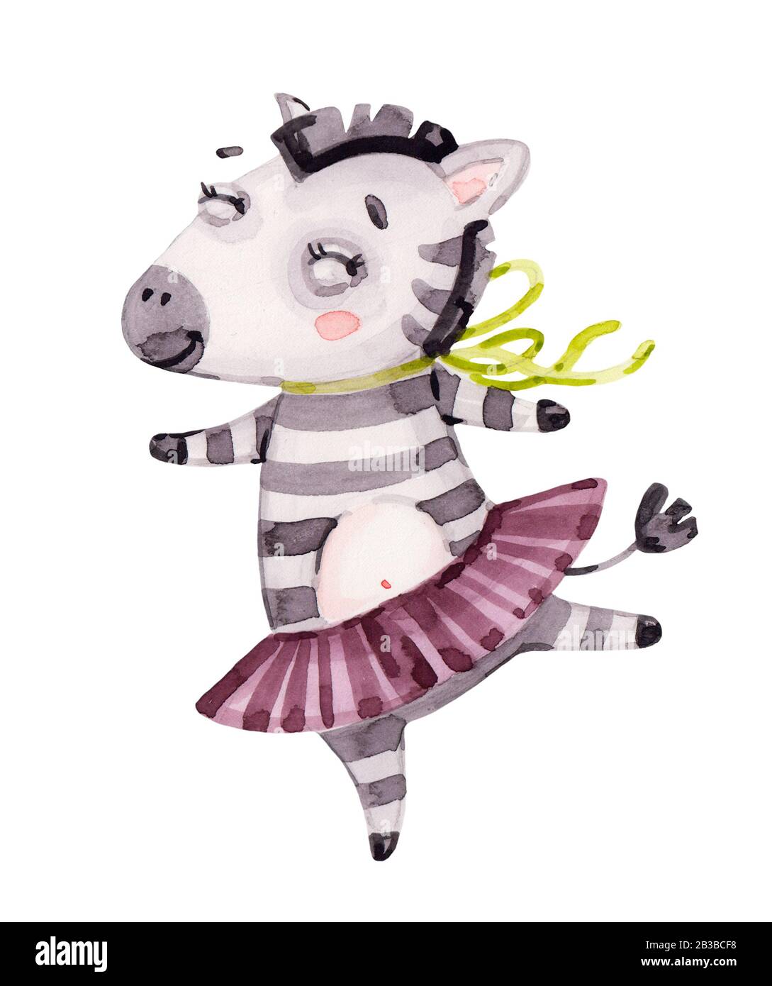 Girl Zebra Cartoon