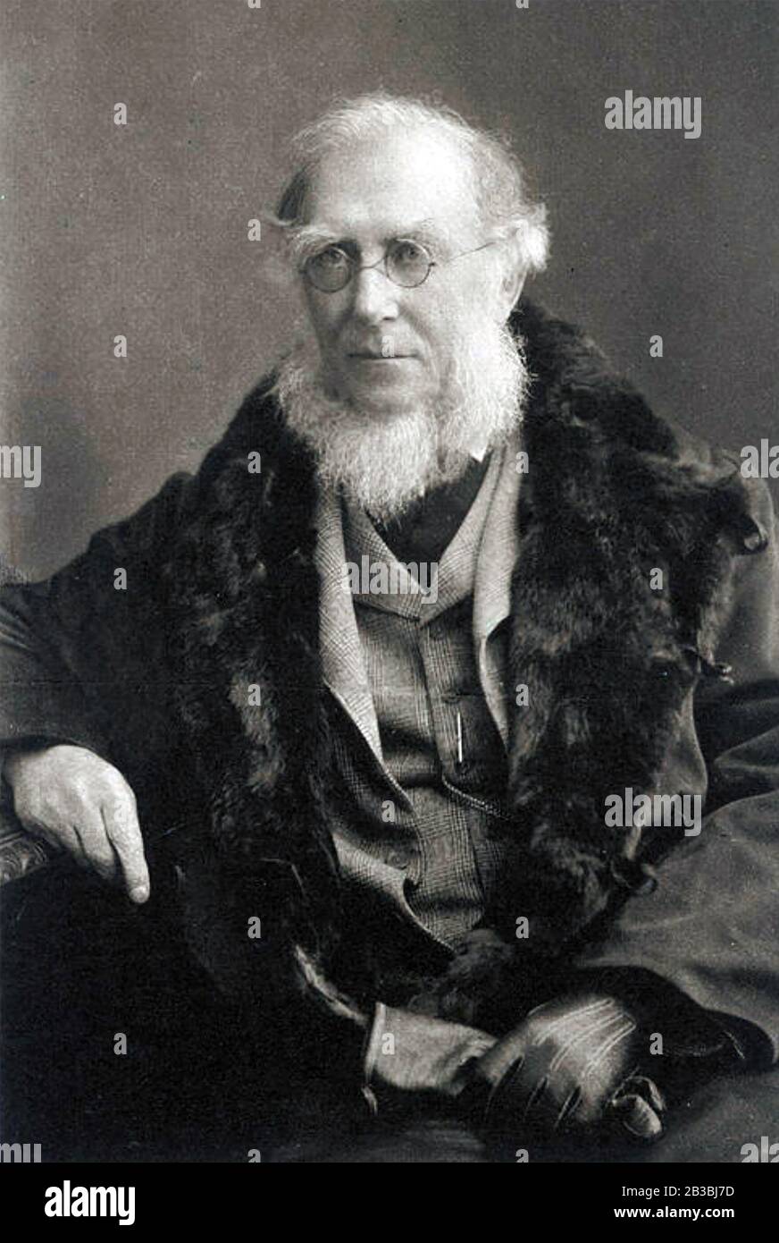 JOSEPH DALTON HOOKER (1817-1911) English botanist, explorer and close friend of Charles Darwin, in 1897 Stock Photo