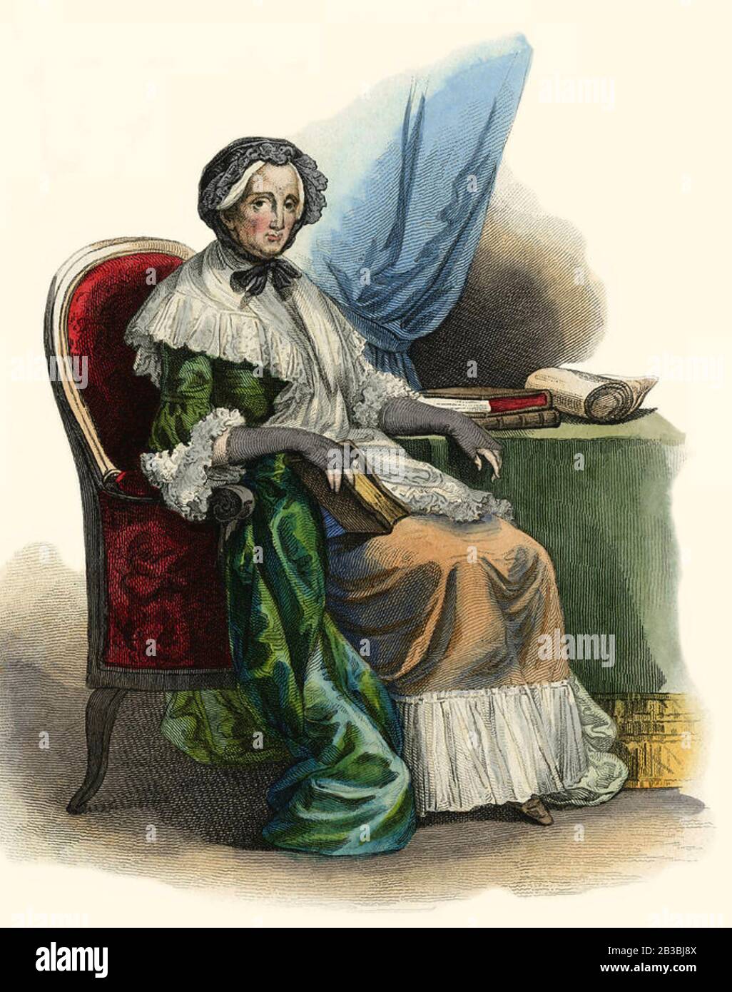 MARIE GEOFFRIN (1799-1777) French socialite Stock Photo