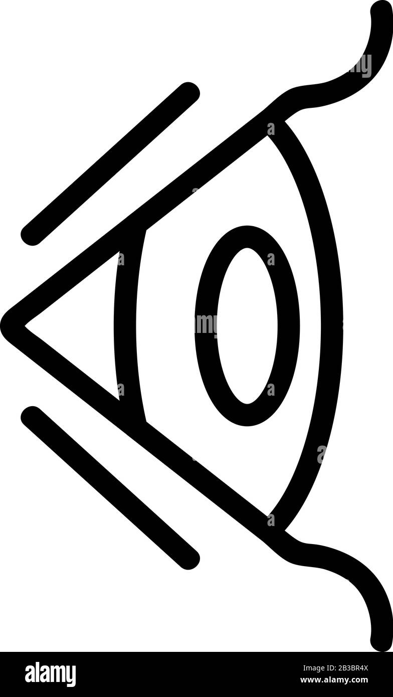 Man eye icon is a vector. Isolated contour symbol illustration Stock ...