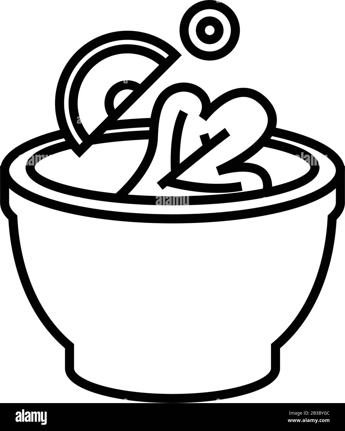 Vegetables line icon, concept sign, outline vector illustration, linear ...