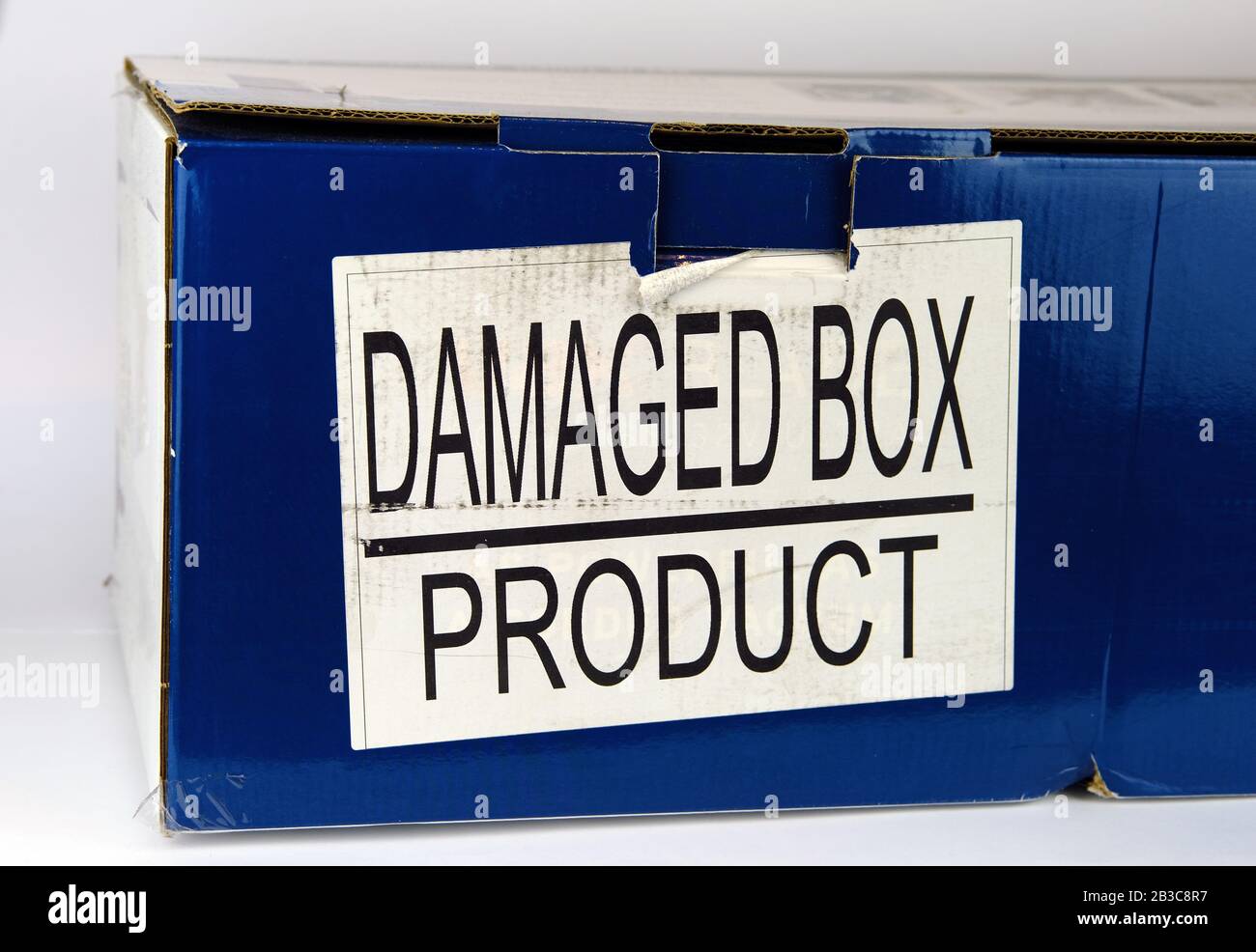 Damaged boxes warehouse hires stock photography and images Alamy