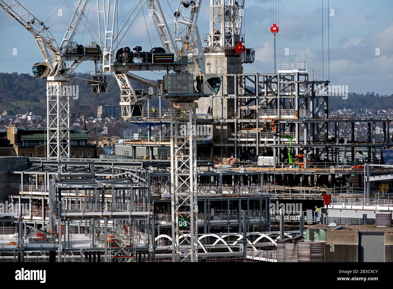 The redevelopment of the St James Centre at the East End of Princes Street, Edinburgh, Scotland, UK. Stock Photo