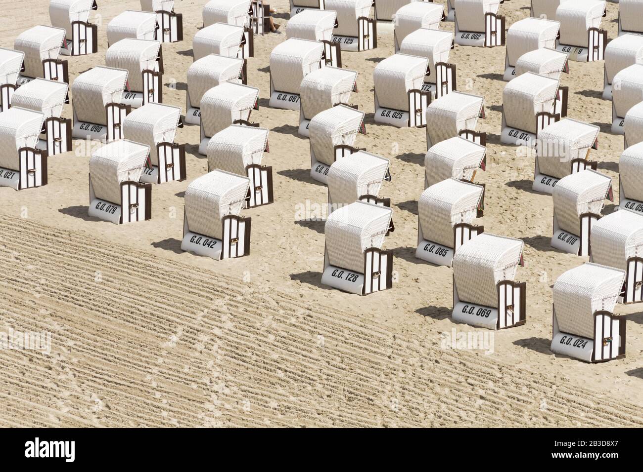 Roofed wicker beach chair Stock Photo Alamy