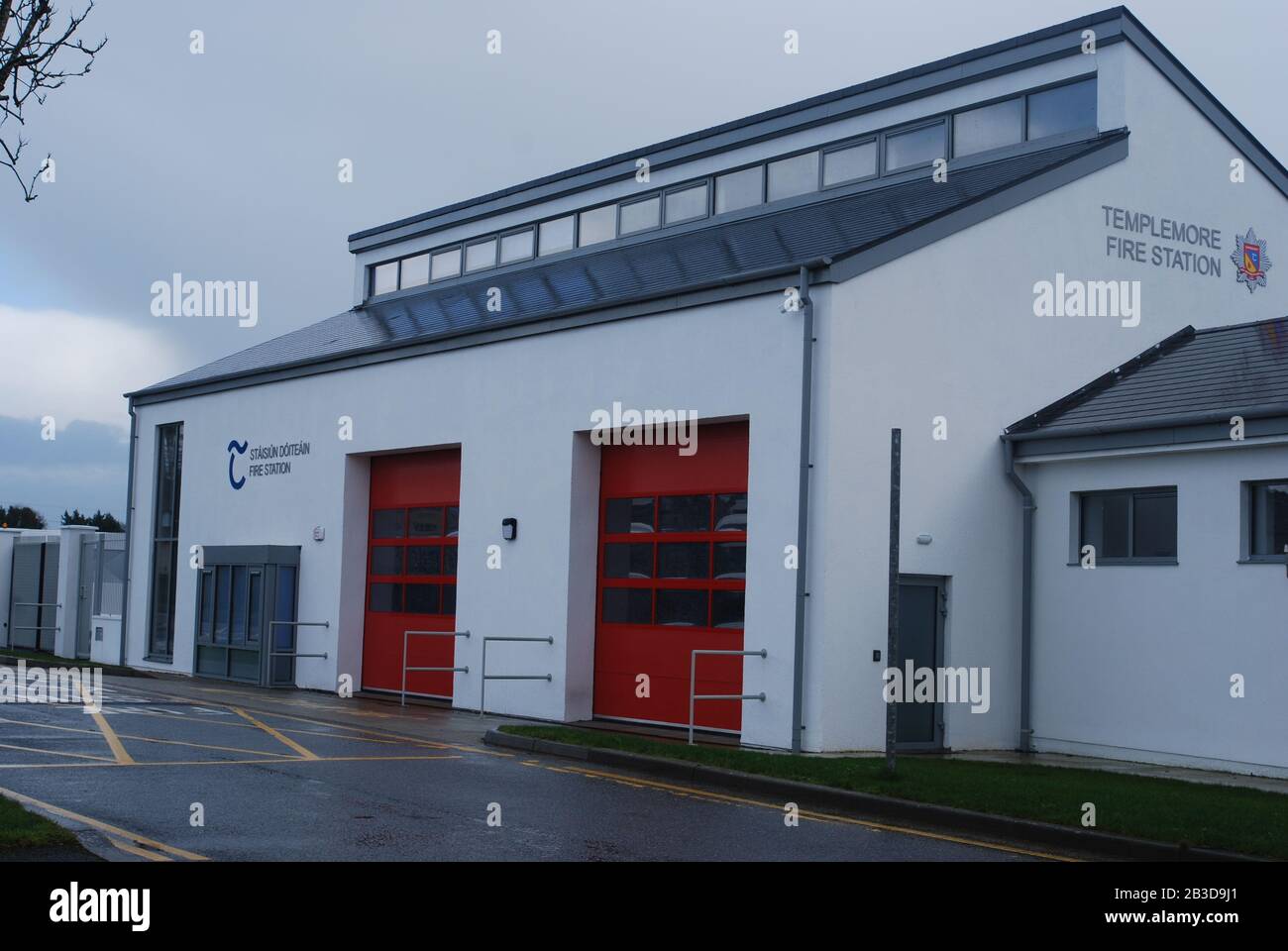 Templemore Fire Station, Templemore, Co. Tipperary, Eire Stock Photo