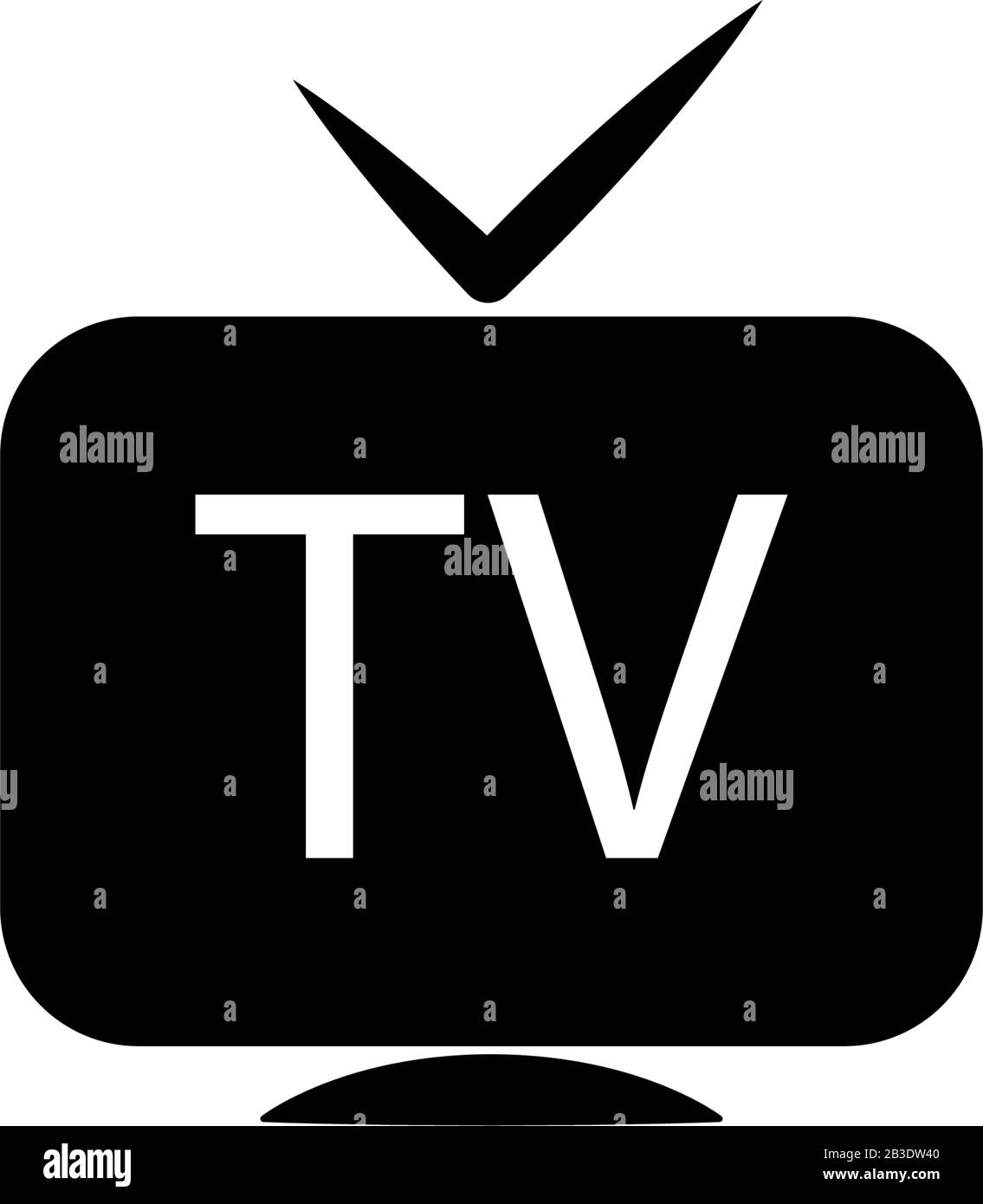Television icon design vector template Stock Vector Image & Art - Alamy