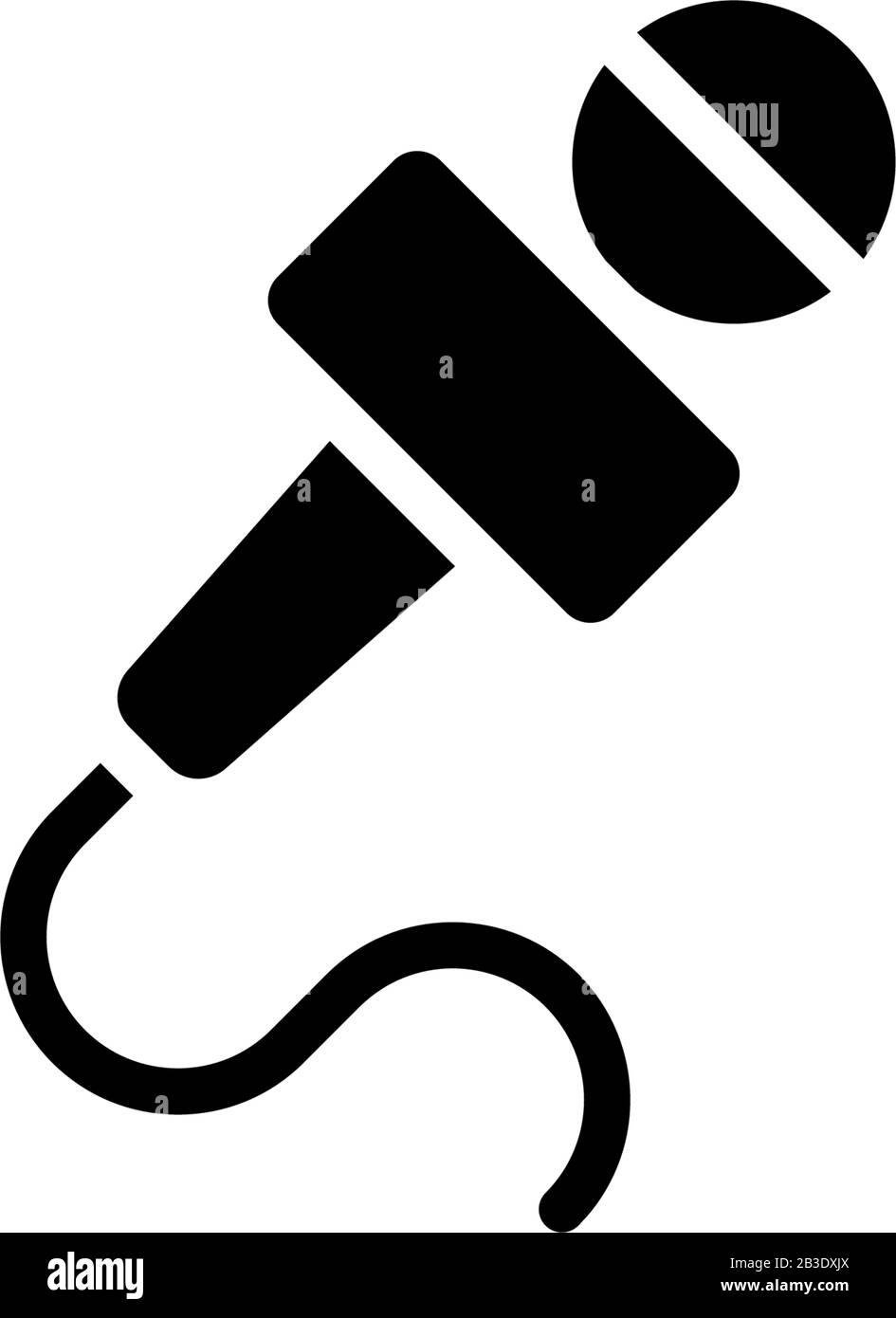 Microphone icon design vector template Stock Vector Image & Art - Alamy