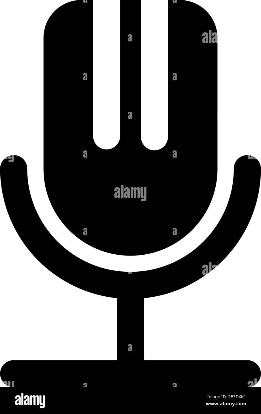 Microphone icon design vector template Stock Vector Image & Art - Alamy