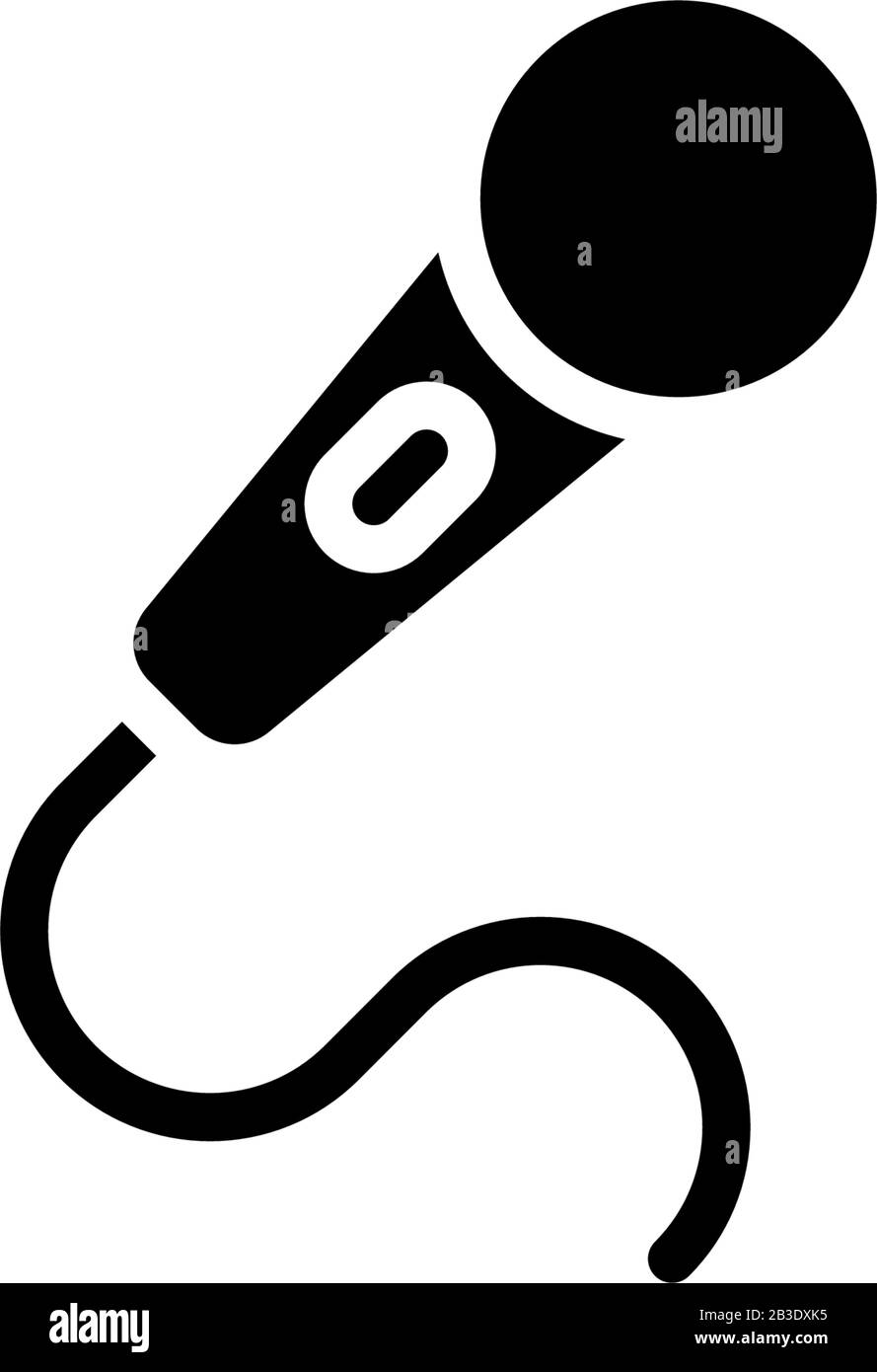 Microphone icon design vector template Stock Vector Image & Art - Alamy