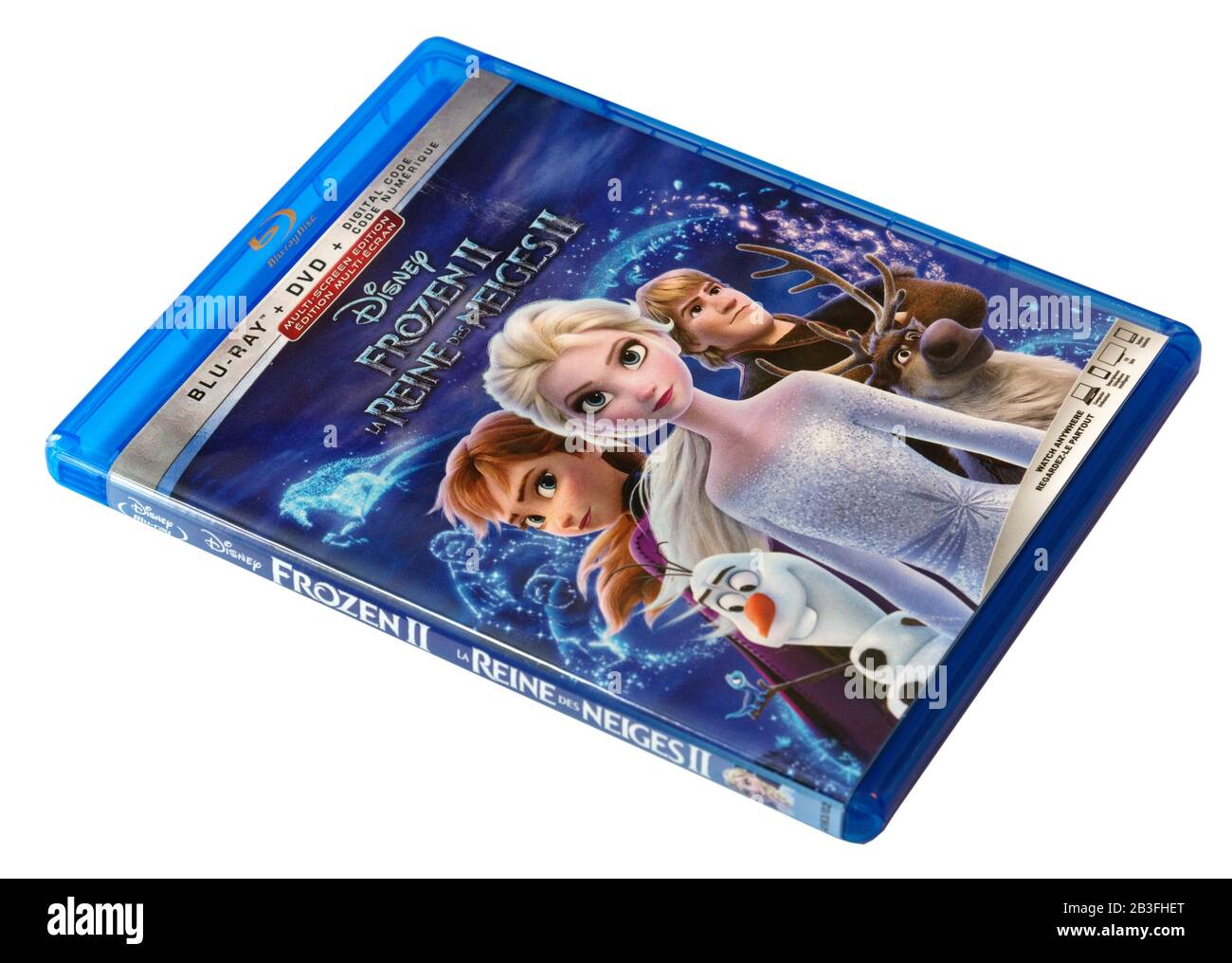 Frozen 2 DVD Stock Photo