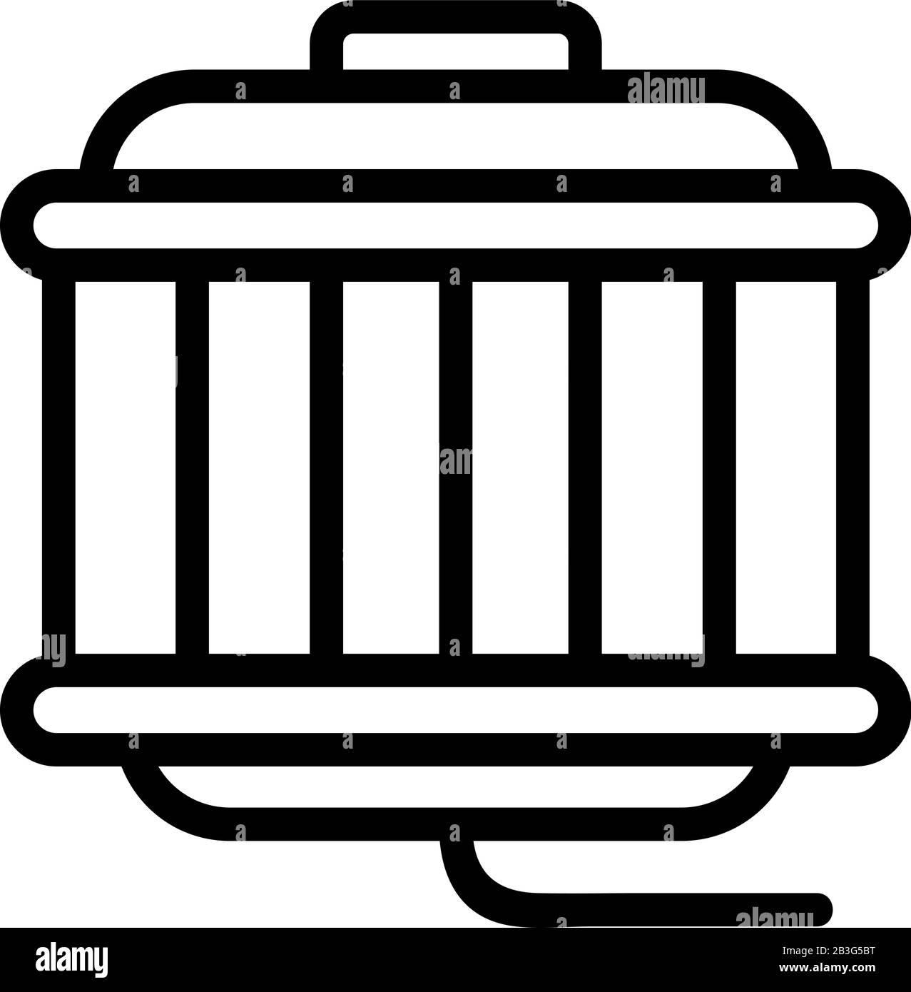 Whisky distillery is an icon vector. Isolated contour symbol