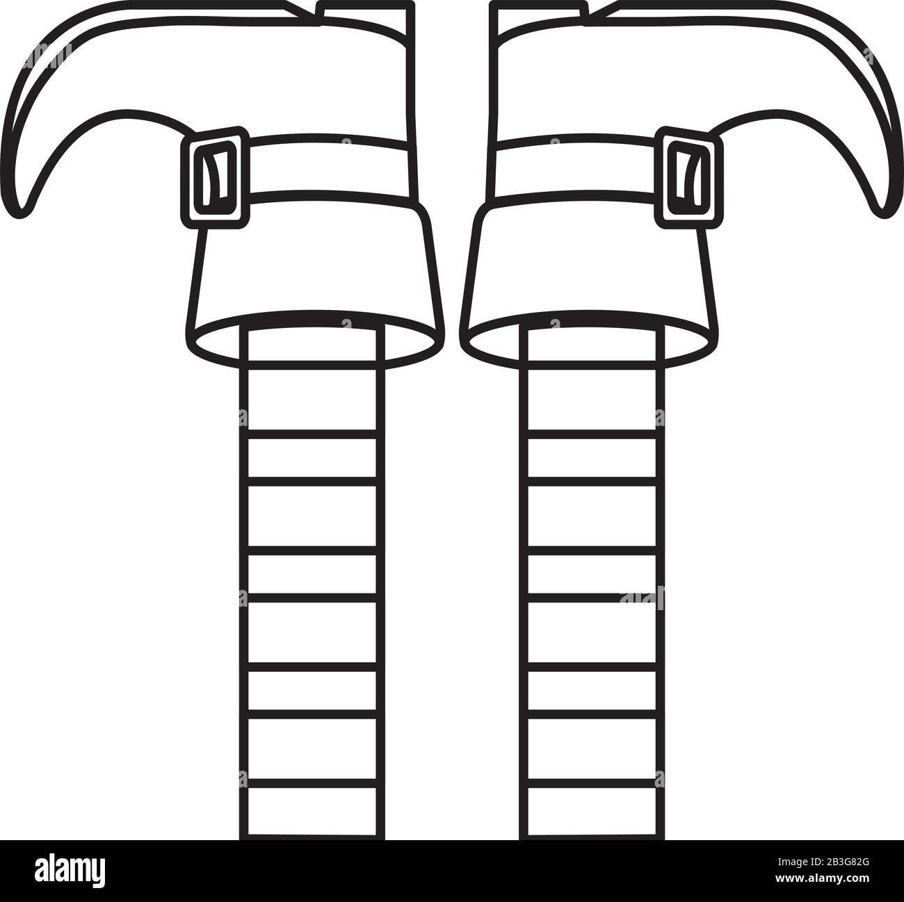 leprechaun legs with boots isolated icon Stock Vector Image &amp; Art - Alamy