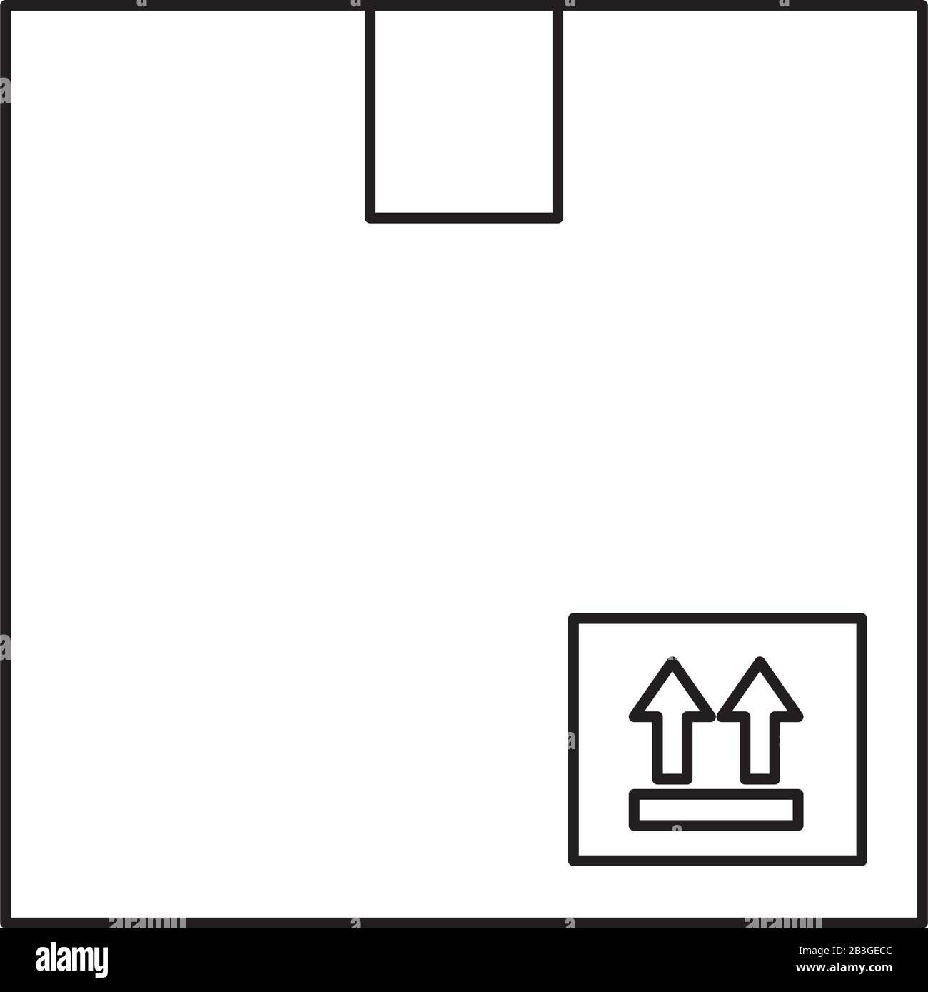 Isolated delivery box vector design Stock Vector Image & Art - Alamy